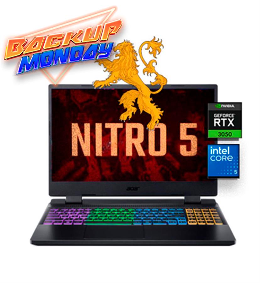 NITRO 5 I5-12450H 8GB RAM 512GB SSD RTX 3050 4GB 15.6" FHD