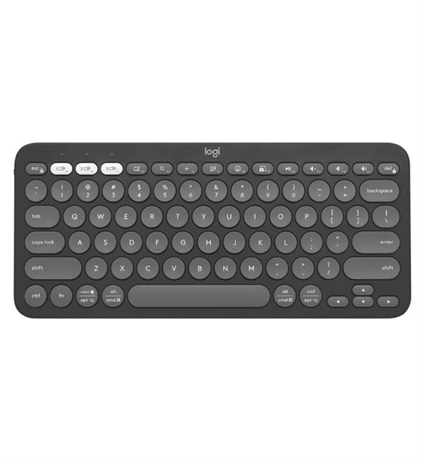 TECLADO PEBBLE 2  K380 INALAMBRICO BLUETOOTH NEGRO