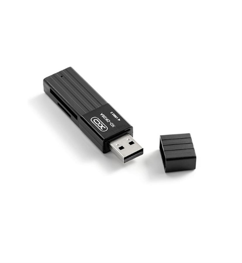LECTOR USB DE TARJETA USB 2.0 XO - DK05A 2 EN 1