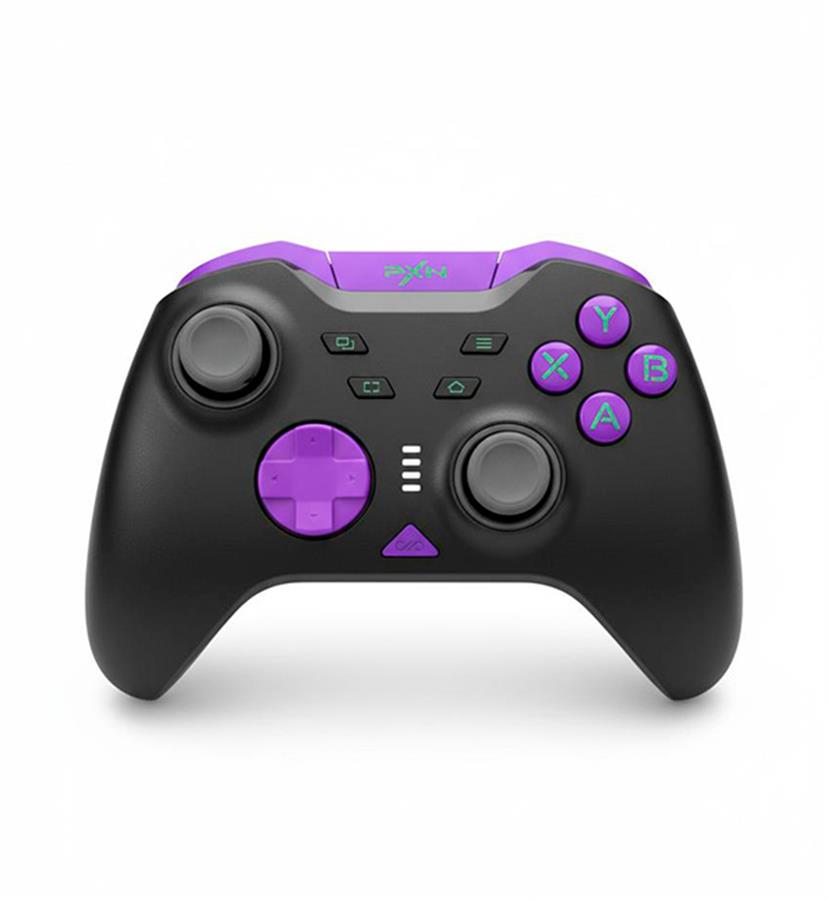 JOYSTICK PXN P5 8K  INALAMBRICO  NEGRO/MORADO TRI-MODO