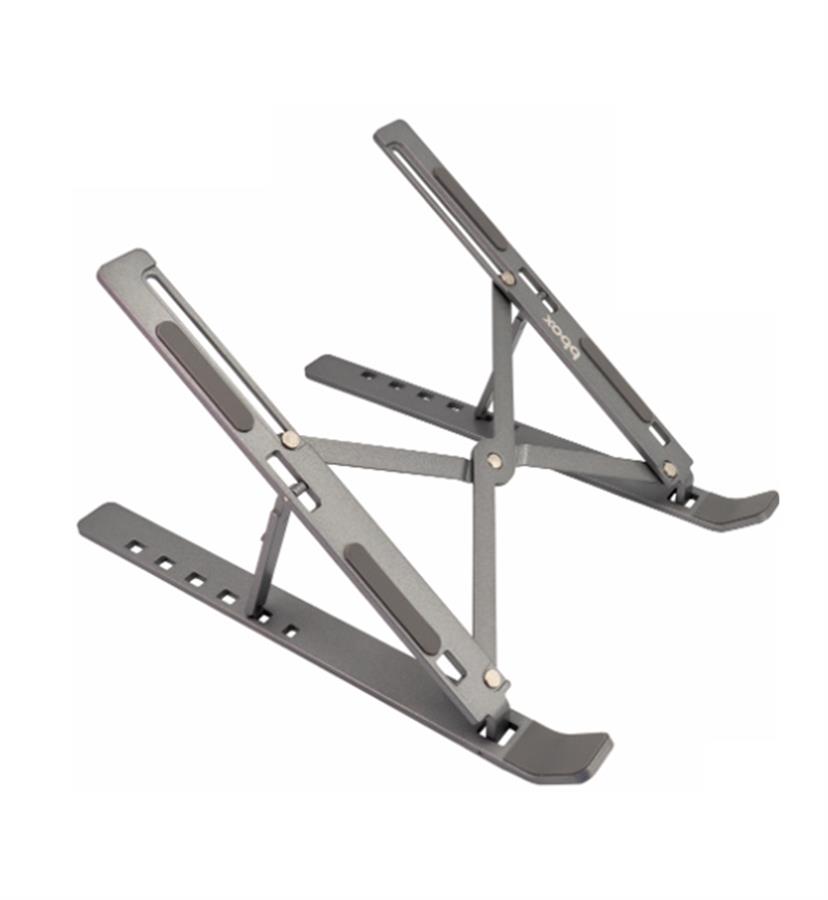 BASE NOTEBOOK ALUMINIO  BBOX PLEGABLE HASTA 17" - GRIS NOCHE