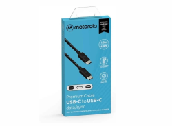 CABLE DATOS MOTOROLA 1.5M USB TIPO C QUICK CHARGE (2460)