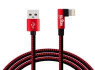 CABLE USB  LIGHTNING CONECTOR A 90 - 1M - NS-CATEIP9 - NISUTA