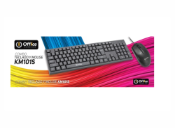 COMBO TECLADO Y MOUSE USB OFF-KM101S OFFICE