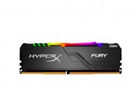 MEMORIA RAM DDR4 8GB 2400MHZ HYPERX FURY BLACK RGB BULK