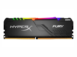 MEMORIA RAM DDR4 8GB 2666MHZ HYPERX FURY RGB KINGSTON (HX436C17FB3A/8)
