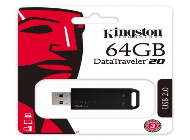 PENDRIVE 64 GB KINGSTON 2.0 DATATRAVELER DT20
