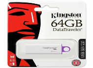 PENDRIVE 64 GB KINGSTON 3.1 DATATRAVELER G4 BLANCO