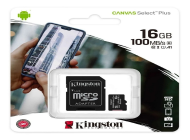 MICRO SD 16 GB KINGSTON C10 CANVAS SELECT PLUS