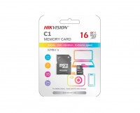 MICRO SD 16GB CLASE 10 C/A HIKVISION