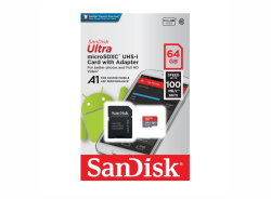 MICRO SD 64 GB SANDISK ULTRA CLASE 10 100MB/S