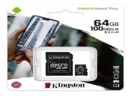 MICRO SDXC 64 GB KINGSTON C10 CANVAS SELECT PLUS