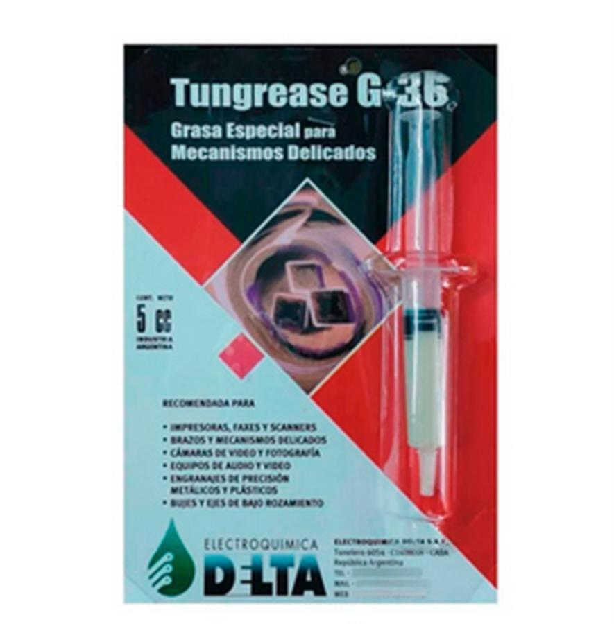 GRASA PARA MECANISMOS DELICADOS - TUNGREASE G36 5CC - DELTA