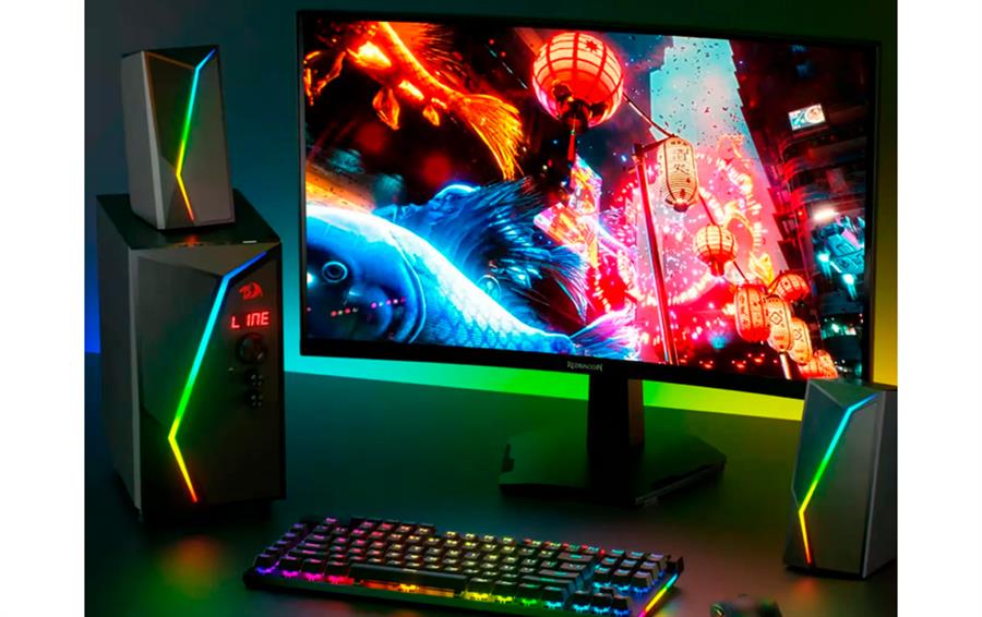 AVIL  GS520 PRO  PARLANTE SUBWOOFER GAMER RGB USB 3.5MM NEGRO