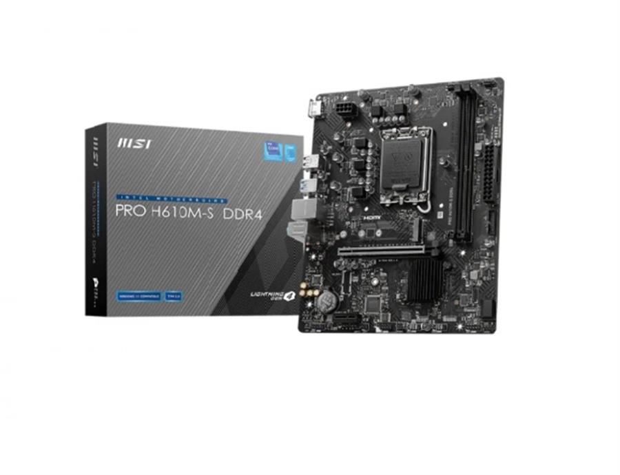 MOTHERBOARDS1700 PRO H610M-S DDR4 BOX M-ATX