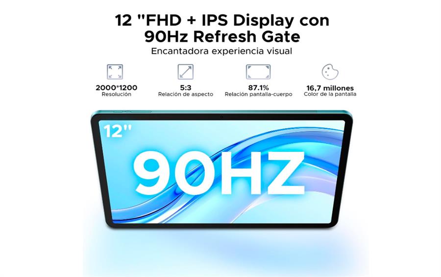 TABLET E3+ EDICION VIP 8GB RAM 256GB SSD 12" TECLADO + LAPIZ + MOUSE
