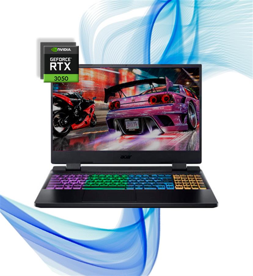 NITRO 5 I5-12450 8GB RAM 512GB SSD RTX 3050 4GB 15.6" FHD
