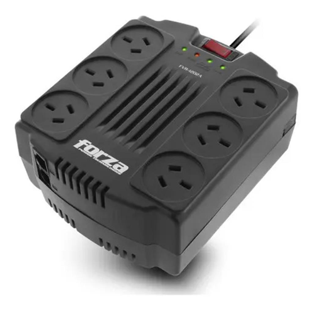 ESTABILIZADOR FORZA 1600VA/800W  FVR-1602USB-A