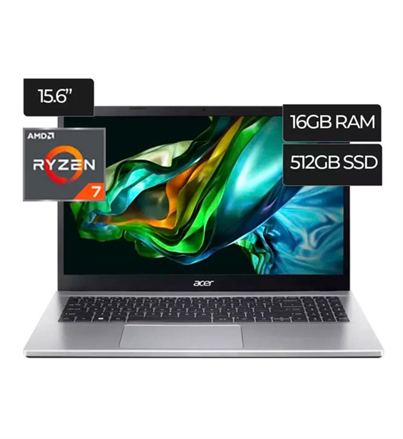 ASPIRE 3 AMD RYZEN 7-7730U 16GB RAM 512GB SSD 15.6" FHD