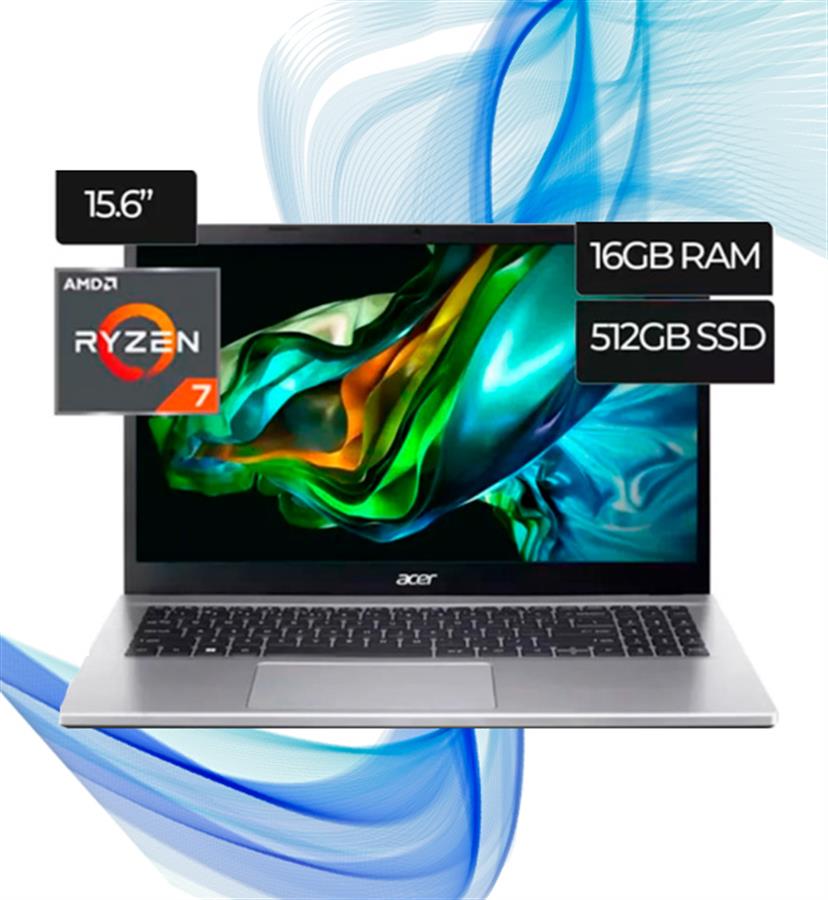 ASPIRE 3 AMD RYZEN 7-7730U 16GB RAM 512GB SSD 15.6" FHD