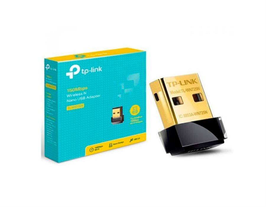 ADAPTADOR DE RED TP LINK USB 150MBPS NANO TL WN725N
