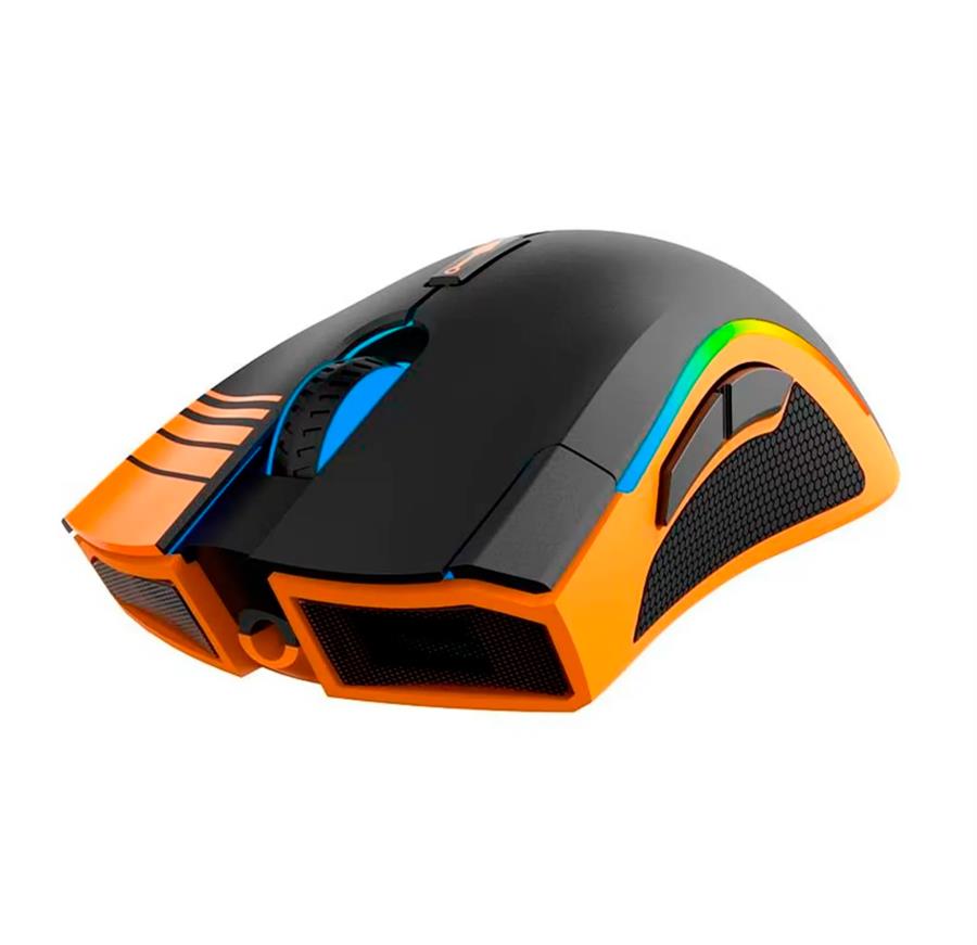 MOUSE GAMER LEAF NARUTO  NEGRO RGB INALAMBRICO