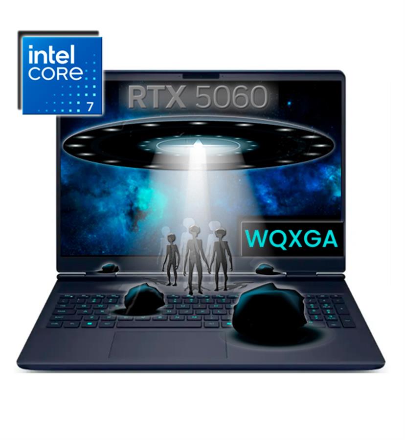 ALIENWARE AURORA INTEL 7-240H 16GB RAM 1TB SSD NVIDIA RTX 5060 8GB 16" WQXGA 2.5K