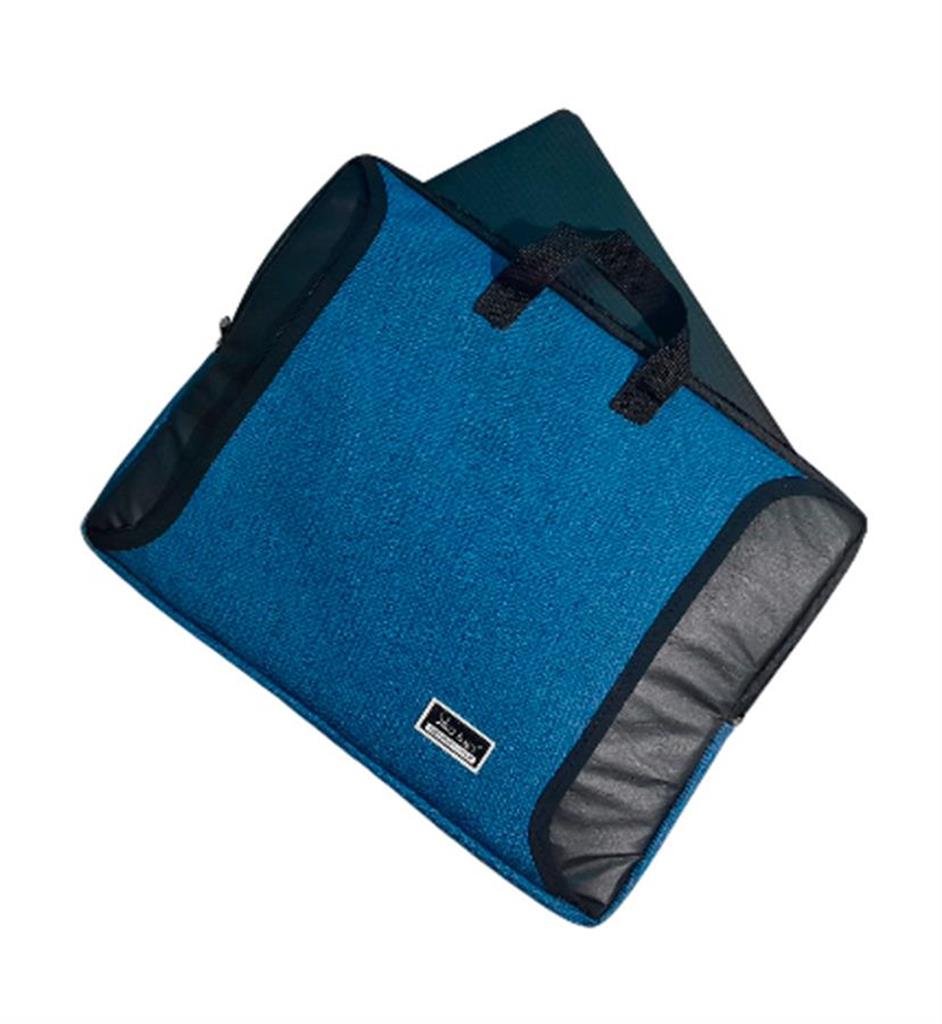 FUNDA NOTEBOOK 14 PULGADAS CON MANIJAS + BOLSILLO P/ CARGADOR AZUL  SILCO
