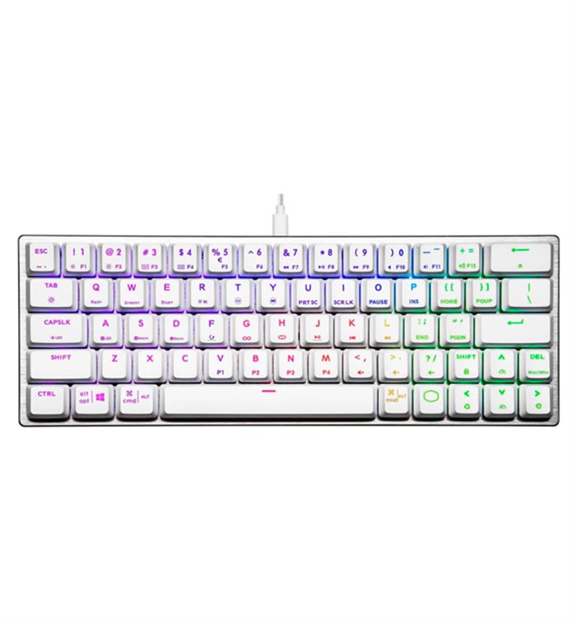 TECLADO MECANICO SK620 PLATA 60% RGB USB-C