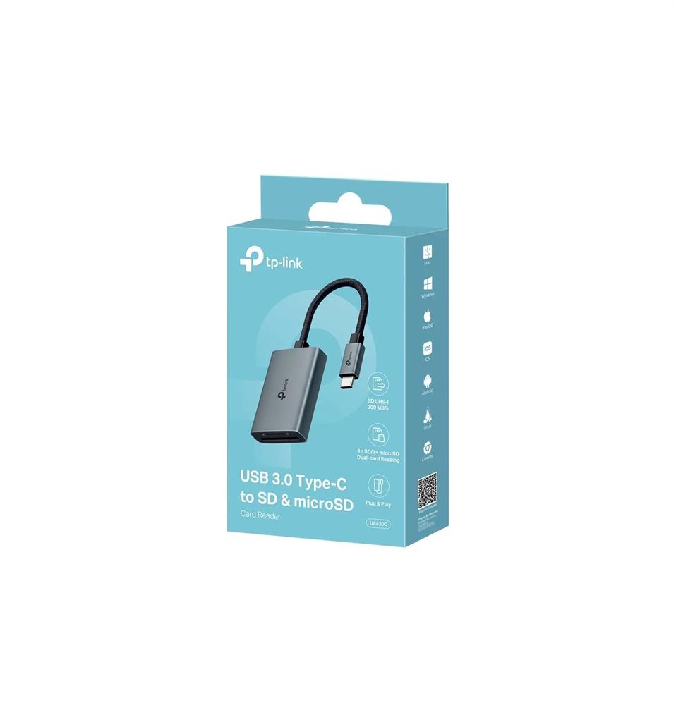ADAPTADOR TP-LINK USB-A A SD / MICRO SD UA430