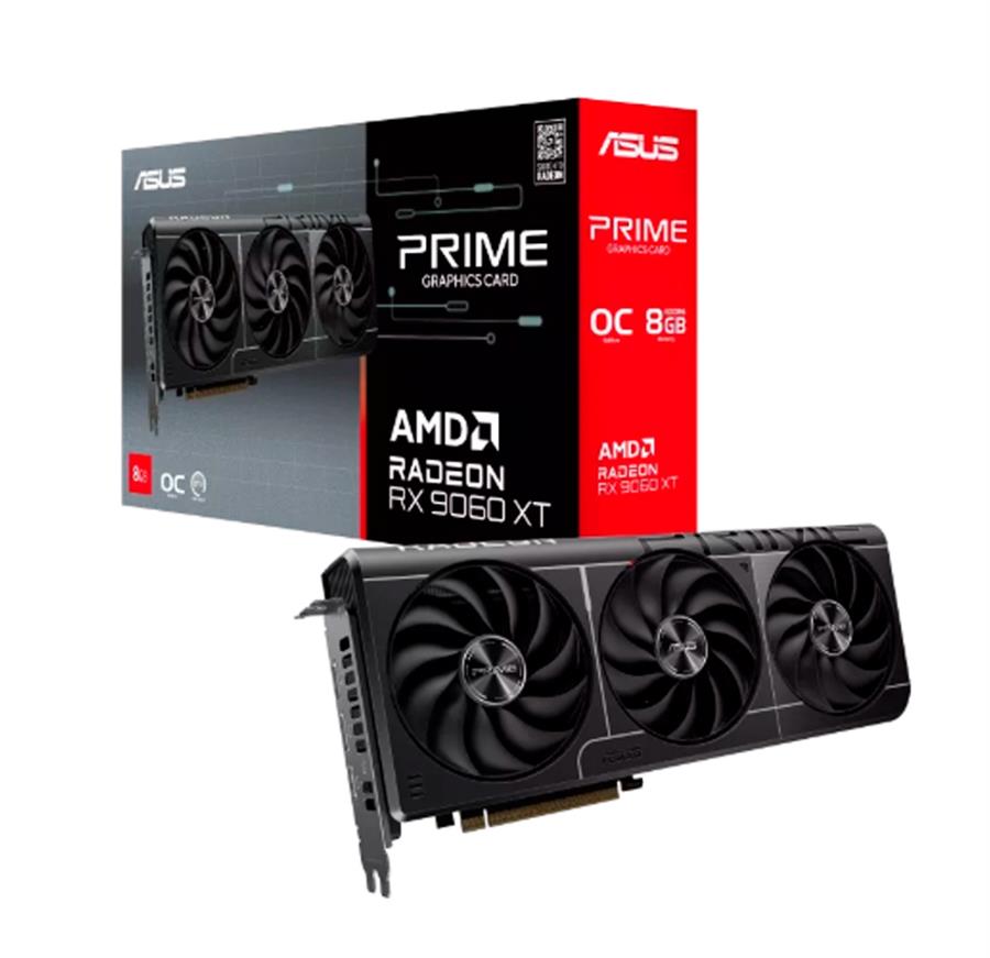 PLACA DE VIDEO  AMD RADEON PRIME RX 9060XT OC 8G