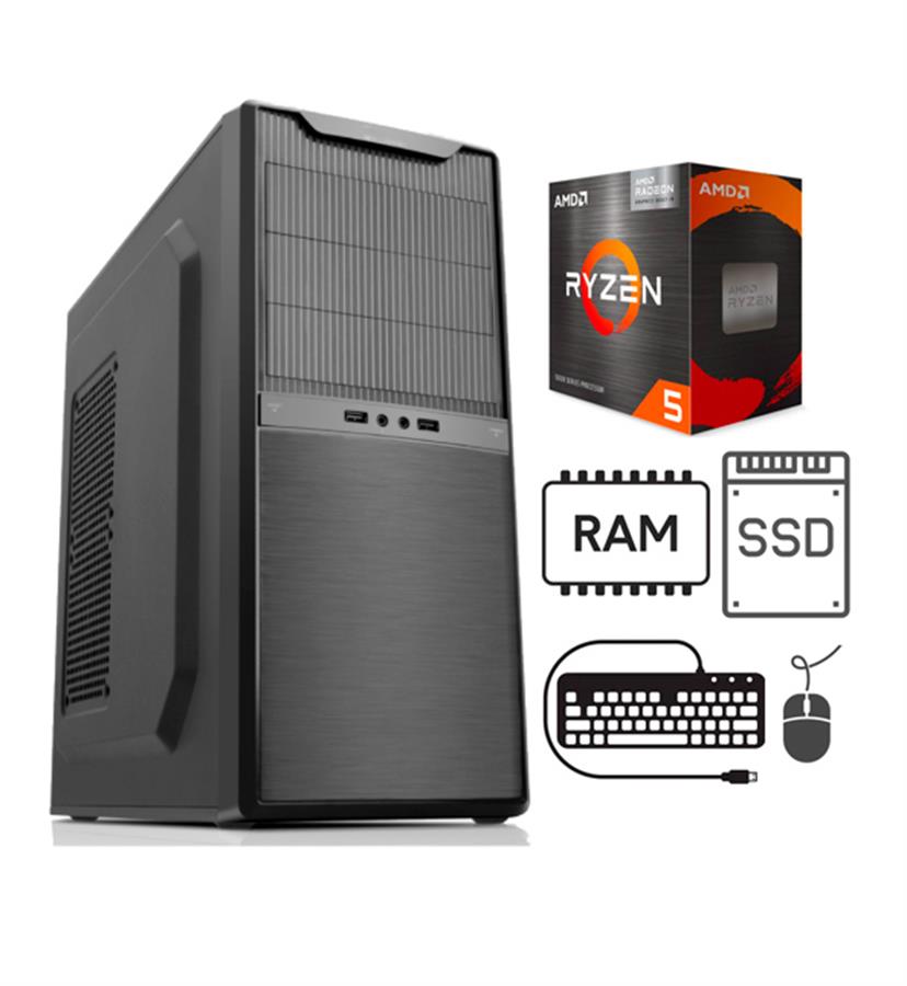 PC ARMADA  RYZEN 5 5600GT 8GB RAM 240GB SSD  - TECLADO & MOUSE