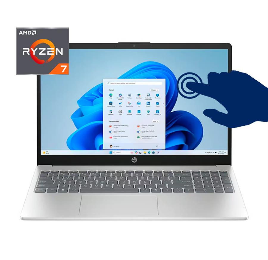 15-FC0047WM RYZEN ™ 7 7730U 16GB RAM 512GB SSD 15.6" TACTIL