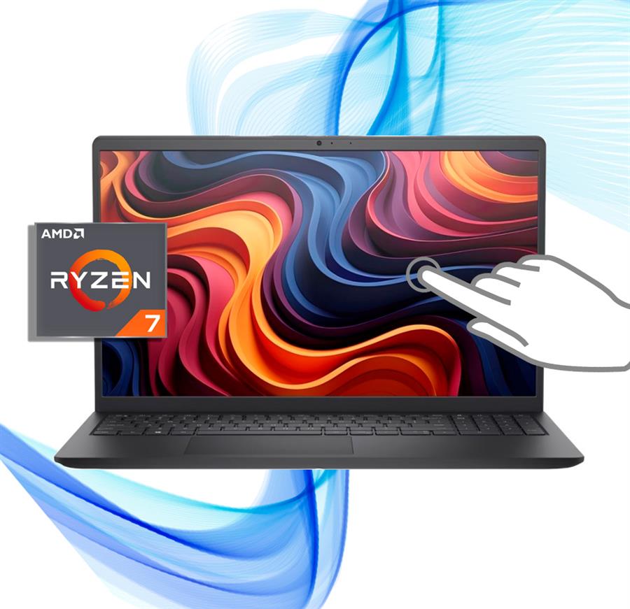 INSPIRON 15  AMD RYZEN 7-7730U 16GB RAM 512GB SSD 15.6" FHD TACTIL