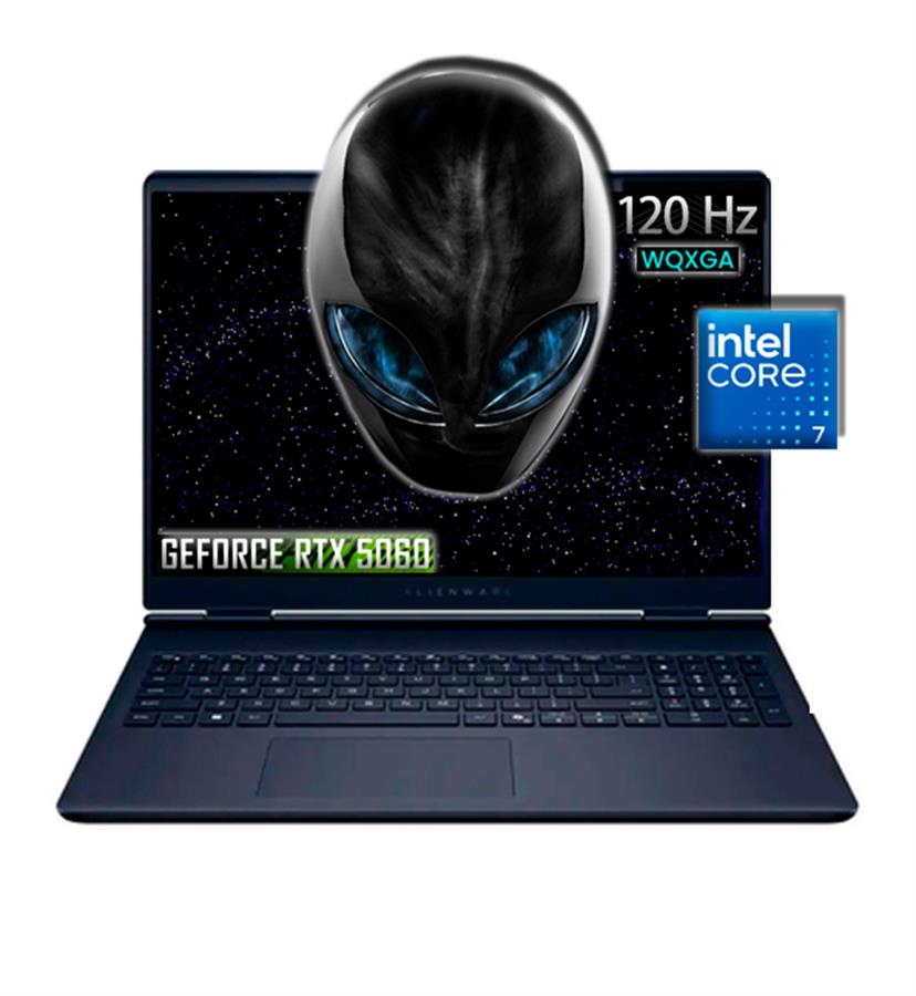 ALIENWARE AURORA 16 INTEL I7 - 240H  32GB RAM 1TB SSD RTX 5060 8GB 16" WQXGA