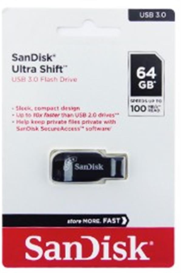 PENDRIVE 64GB SANDISK 3.2 ULTRA SHIFT