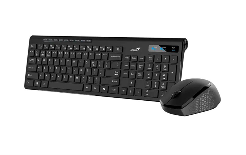 COMBO TECLADO Y MOUSE GENIUS SLIMSTAR 8230 CONEXION DUAL BT + 2.4 GHZ
