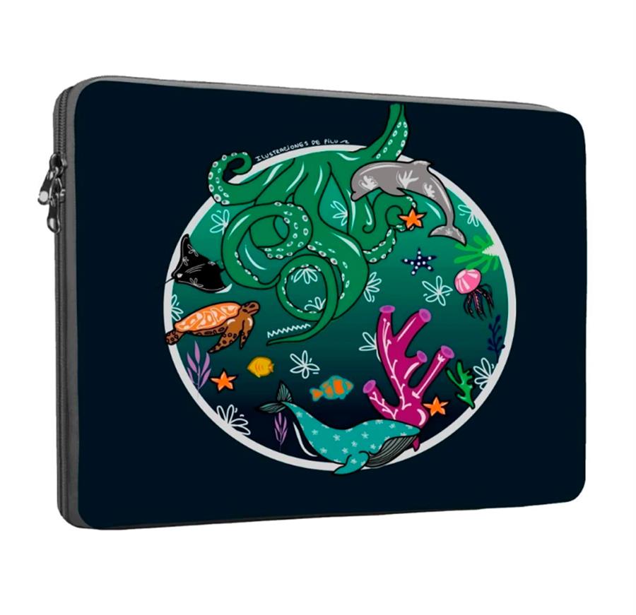 FUNDA NOTEBOOK 15.6" PULGADAS CDTEK OCEAN
