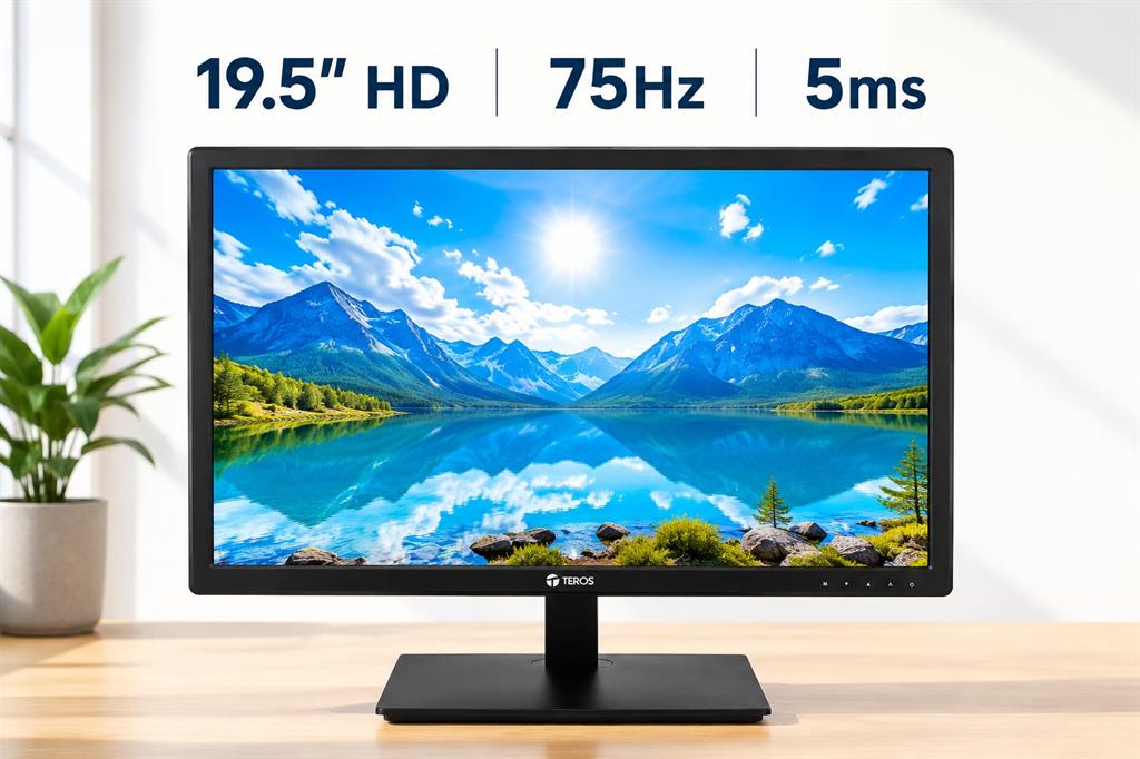 MONITOR TEROS TE-1916S 19.5" TN HD 75HZ 5MS - FICHA USA