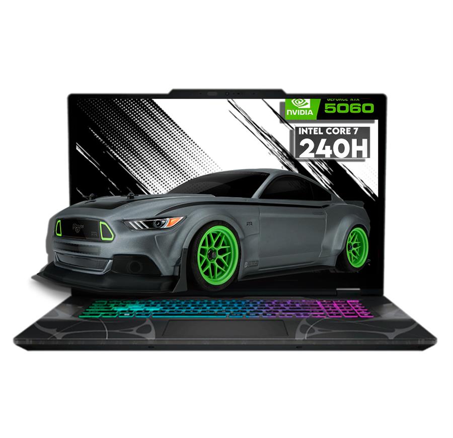 CYBORG INTEL CORE 7-240H  16GB RAM 512GB SSD NVIDIA RTX 5060 8 GB 15.6 FHD