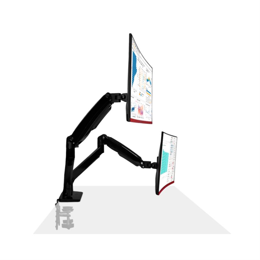 TEROS SOPORTE/BRAZO DOBLE PARA MONITORES  DE 22" A 33"