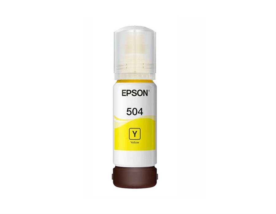 BOTELLA DE TINTA EPSON 504 AMARILLO