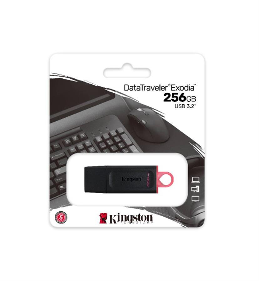 PENDRIVE 256 GB  KINGSTON 3.2 EXODIA