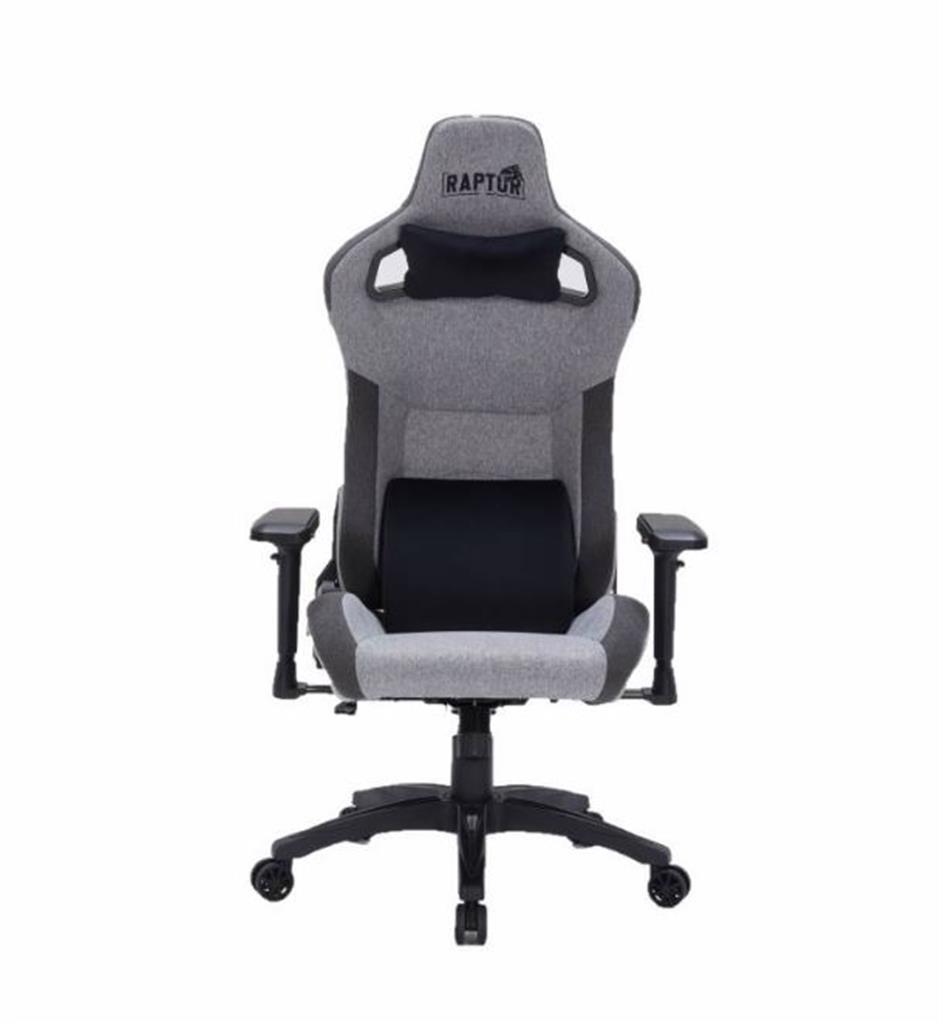 SILLA GAMER RAPTOR THRONE R1 TELA GRIS