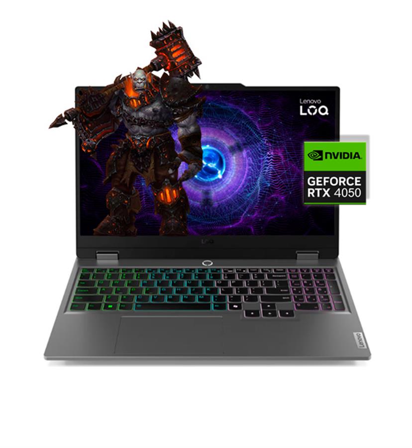 LOQ INTEL I5-12450HX 24GB RAM 512GB SSD RTX NVIDIA 4050 6GB 15.6" FHD 144Hz