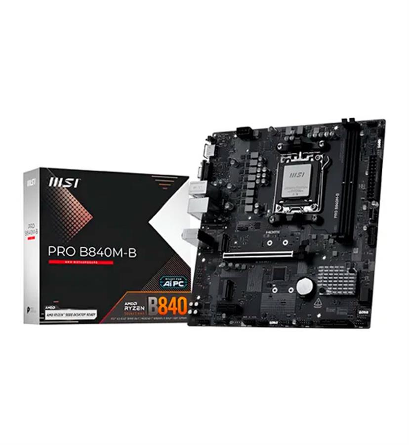 MOTHERBOARD AM5 PRO B840M-B DDR5 BOX M-ATX