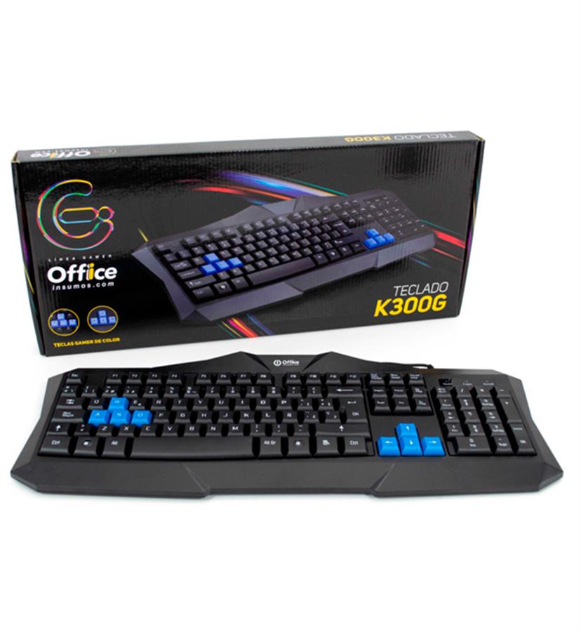 TECLADO GAMER  USB OFF-K300G OFFICE