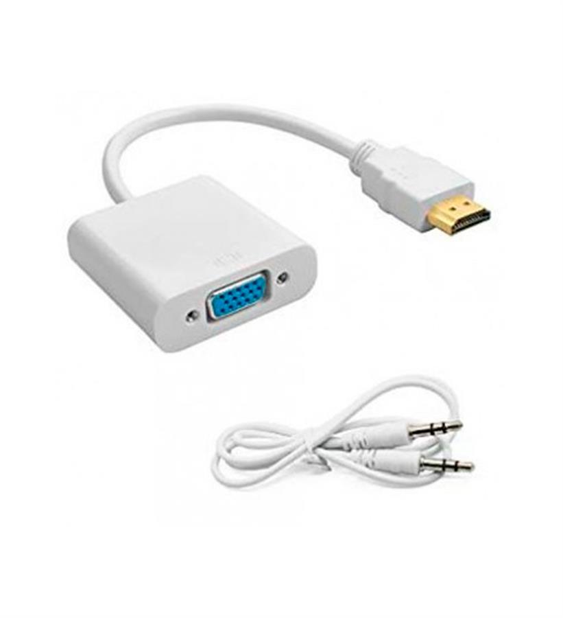 DINAX ADAPTADOR HDMI A VGA + AUDIO