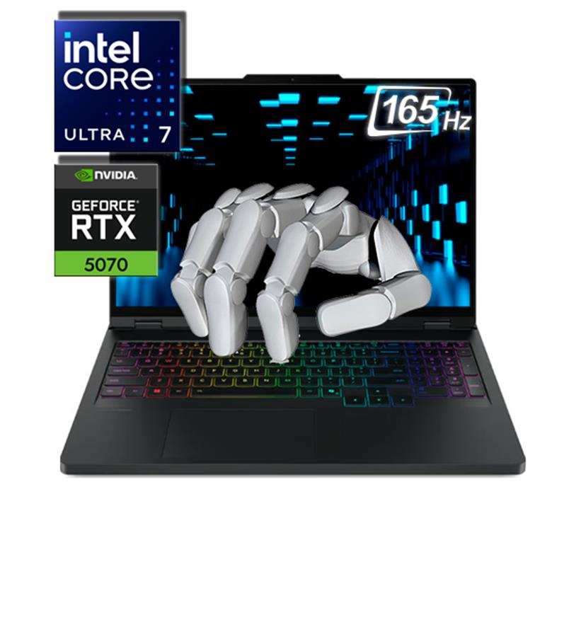 LEGION PRO 5 16IAX10 INTEL ULTRA 7 255HX 32GB RAM 1TB SSD NVIDIA® RTX 5070 8GB 16" OLED 165Hz