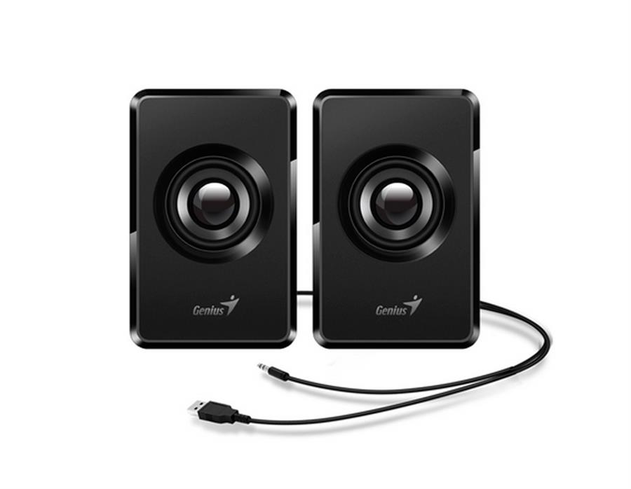 PARLANTES GENIUS SP-U125 USB POWER BLACK